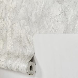 کاغذ دیواری طوسی روشن طرح انتزاعی 8015