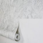 کاغذ دیواری نقره ای شاین دار طرح انتزاعی کد 8016