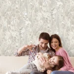 کاغذ دیواری طرح انتزاعی بژ کد 8030