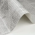 کاغذ دیواری طوسی طرح هندسی کد 8031