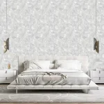 کاغذ دیواری پتینه طرح هندسی طوسی کد 8032