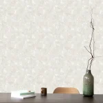 کاغذ دیواری پتینه طرح هندسی سفید کد 8038